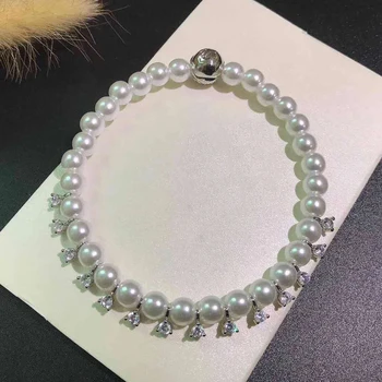 SHLUOYI bižuterijos aukštos kokybės SWA naujas. Prabangus perlų serija. Leisti moterims daugiau temperamentas karoliai pakabukas