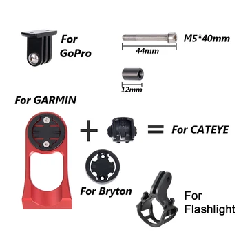 Dviračių kodas kameros savininkas MTB kelių dviratį cyclocomputer laikiklis GoPro GARMIN CATEYE BRYTON žibintuvėlis turėtojas