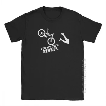 Aš Savo Triukus Juokinga Kalnų Dviračių MTB T-Shirt Vyras Dizaineris Camiseta Marškinėliai, Išgrynintas Medvilnės Drabužius Grafinis Marškinėliai