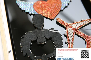 AHYONNIEX 1 VNT Rankų darbo Karoliukai Blizgučiais Lėktuvo sparno meilė širdies pleistrai siūti Nėrinius, drabužių, lipdukų 