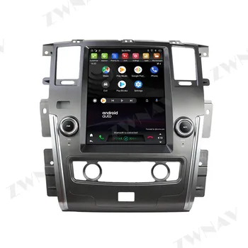 Tesla Stiliaus Ekranas Android 9.0 Automobilio Multimedijos Grotuvo NISSAN Patrol 2013-2017 automobilių GPS Navigacija, Garso Radijo stereo galvos vienetas