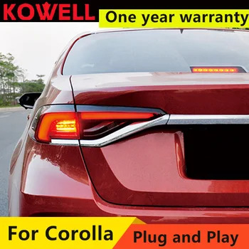 Toyota Corolla 2020 užpakaliniai žibintai originalus led žibintai skirti Corolla Naujo Dizaino galinis žibintas Stabdymo+Apsisukimas+Signalas