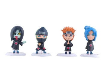 11pcs/set Naruto Didmeninė Veiksmų Skaičiai Anime PVC brinquedos Surinkimo Duomenys žaislai AnnO00655N