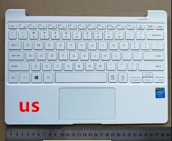 MUMS/korėjiečių išdėstymas Naują nešiojamąjį kompiuterį, klaviatūrą su touchpad palmrest Samsung NT 110S1J 110S1K balta
