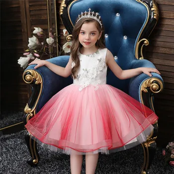 Merginos Pirmosios Komunijos Suknelė Vaikams Vaikiška Princesė Halloween Carnival Suknelės Baby Girl Šalies Promenadzie Suknelė Drabužių nusidėvėjimą