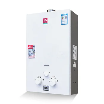 12L dujų, vandens šildytuvas namų vonioje suskystintų gamtinių dujų stiprus išmetamųjų dujų termostatas, dujų, dūmų.