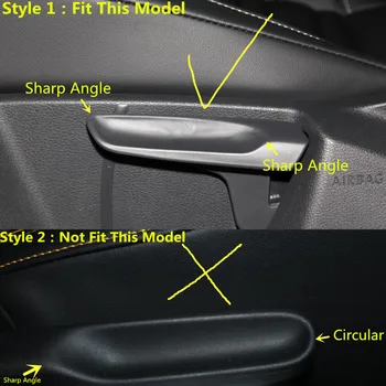 VW Golf-2019 & passat Alltrack Touran Magotan Sharan Automobilių sėdynės reguliavimas apima rankenėlę mygtuką perjungti apdaila žibinto rėmelis 1pcs
