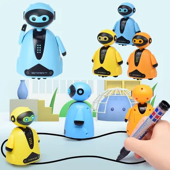 Laikykitės Visų Nubrėžtos Linijos Magija Parkeris Indukcinis Roboto Modelį, Vaikai, Vaikams, Žaislų, Dovanų Mielas Elektros Dovana Fo Vaikas Kūrybos Švietimo Dovana