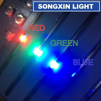 4000pcs SMD 0805 (2012) RGB smd led 0805 led diodų 2.0*1,2 mm, RED&Green&Blue chip led R2