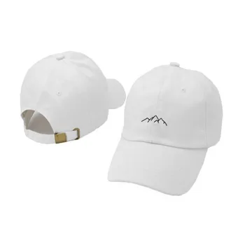 Mados medvilnės beisbolo kepuraitę Kalnų siuvinėjimo tėtis skrybėlę hip-hop snapback skrybėlės moterims lauko saulės skrybėlės sporto kepurės gorras