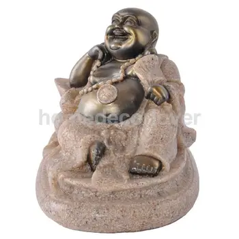 MagiDeal Hue Smiltainio Maitrėjos Budos Statula, Skulptūra Ranka Raižyti Statulėlės #3
