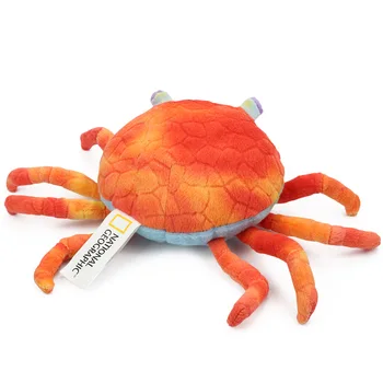 National Geographic jūros gyvūnų lightfoot krabų įdaryti & pliušiniai žaislai švietimo lėlės
