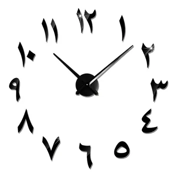 Namo Apdaila Sieninis Laikrodis Didelis Veidrodis, Sieninis Laikrodis, Šiuolaikinio Dizaino Ir Didelio Dydžio Sieniniai Laikrodžiai 