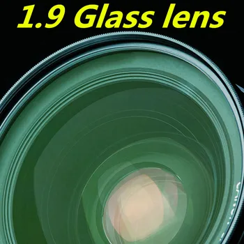 Stiklinis lęšis 1.9 aukšto refrakcijos žalia filmas aspherical objektyvas didelės raiškos 