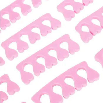 40pcs Minkšta Kempinė Putų Nagų Kojų Pirštų Skirtukai Nagų Dailės Pedikiūro, Manikiūro Priemonės (Pink)