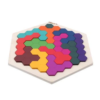 Vaikai Darbalaukio Švietimo Žaislas Įdomus Geometrijos Tangrams Korio Logikos Galvosūkiai Vaikams, Mediniai Mokymo Smegenų INTELEKTO Žaidimai, Žaislai, Dovanos