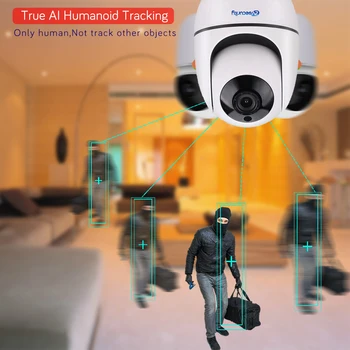 AI žmonėmis Wifi Kamera, 1080P Belaidžio Namų Saugumo, 2-Way Audio SD Kortelę Debesis Tinklo Vaizdo Stebėjimo kamerų IP vaizdo Kameros