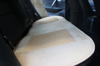 Automobilių sėdynės padengti žiemos pliušinis automobilinė kėdutė be atlošo trijų dalių komfortą šiltos žiemos trumpas pliušinis sėdynės padengti vienos sėdynės cushio