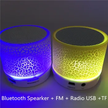 Mini Nešiojamos FM Radijas Garsiakalbis su LED Skaitmeninis Parama SD/TF Kortelė U Disko PC/MP3/4/Mobile/Tabletės