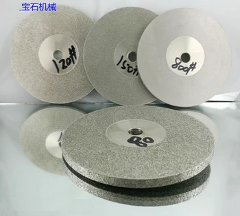 Deimantinio disko 45-1000 smėlio grūdelių lakoniškas ID 10mm 100mm Deimantų Šlifavimo Disko Varantys Rotacinis Rotacinis Abrazyviniai Įrankiai, Aukso/Sidabro