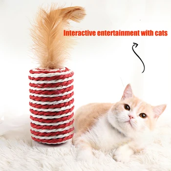 7pc/set Mielas Funny Cat Stick Interaktyvi Katė Žaislas Gyvūnų Pelės Plunksnų Katė Žaislas Kačiukas Kramtyti Ball Žaislas Katė Prekes