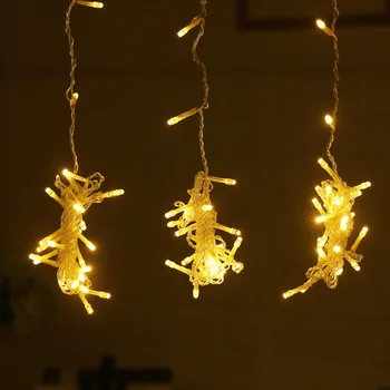 Girlianda Užuolaidų 3x2/3x3m LED Varveklis String Žiburiai Kalėdų Pasakų Žibintai Led Girliandą Forchristmas Šviesos Girlianda ant Lango