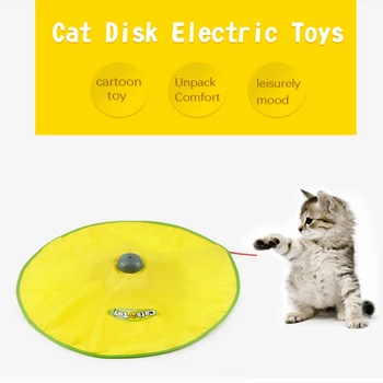 Elektros Katė Žaislas Ratas, Intelektinės Interaktyvi Katė Žaislai, Plastikiniai Naminių Kačių Pramogų Plokštė Žaislai Žaidimas Verpimui, Žaislai katėms 5