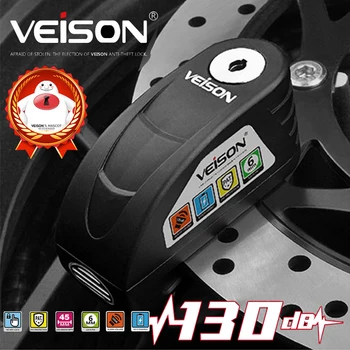 Veison Motociklo Vandeniui Dviračio Signalas Užraktas Motoroleris Disko Užraktas Įspėjimas Saugumo Kovos Vagystės Dviračių Stabdžių Spynos, Aksesuarai
