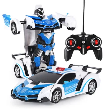 2021 Naujas Rc Automobilis Transformacijos 2 1Driving Sportinių Automobilių Kietas Deformacijos Robotai Modelių Nuotolinio valdymo Žaislas, Dovanos Berniukams