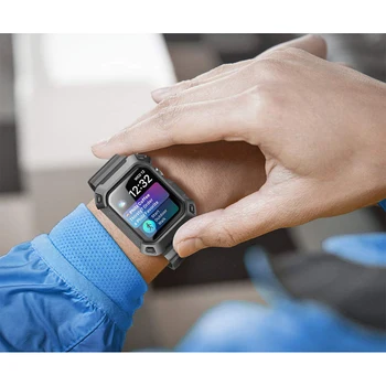Sporto diržu, Apple Watch band Atveju 44mm 40mm iwatch Patikima TPU Apsauginis dangtelis+Juostoje 