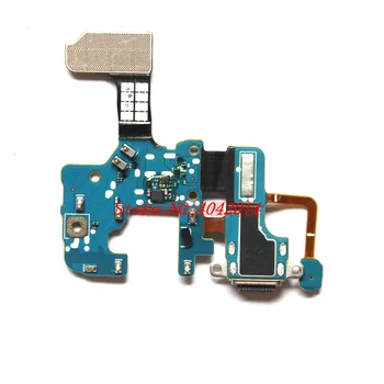 Originalus USB Įkrovimo lizdas Dokas modulis Flex Kabelis Samsung Note 8 N950U N950F N9500 N9508 įkroviklio kabelį dalys