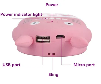 Totoro Galia Banko 18650 Carton 12000mAh Nešiojamas Įkroviklis Powerbank USB Išorės Baterija Atsargine Baterija, telefonas 5 6 7 8 s Plus