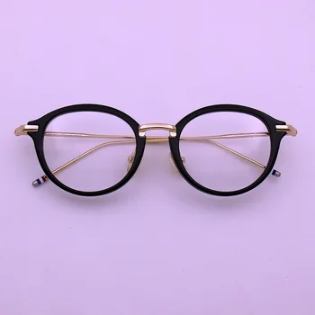 Aukštos kokybės Turas Acetatas Lydinio Šventykla Akinių rėmeliai Vyrų ir Moterų TBX011 akiniai trumparegystė skaitymo akiniai Oculos