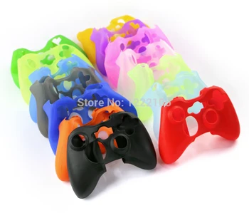 ChengChengDianWan Silikono Atveju Padengti Odos Minkštas už Xbox360 Xbox 360 Controller [14 spalvų] 10vnt/daug