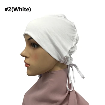 2020 musulmonų medvilnės underscarf tampri jersey pagal hijab turbaną kepurės minkštas skarelė variklio dangčio islamo headwrap turbante mujer