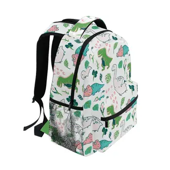 Didelės talpos mokyklos krepšys paauglių mergaičių studentų maišelis Tinka 8-18 metų Dinozaurų Spausdinti Vandeniui bagpack knygos krepšys