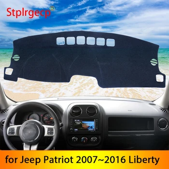 Už Jeep Patriot 2007~2016 Laisvės neslystantis prietaisų Skydelio Kilimėlis Padengti Trinkelėmis skėtį nuo saulės Dashmat Automobilių Reikmenys 2013 2012 2011