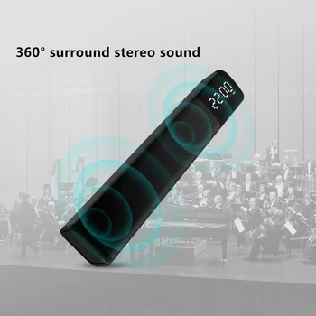 20W Soundbar Wireless Portable Bluetooth Speaker Namų Kino sistemos, Super Bass, Namų Kino, Garso Kolonėlės, Muzikos Centras žemų dažnių garsiakalbis TFcar