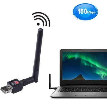 Wifi Adapteris, USB Wi Fi, USB, Ethernet, Wifi Dongle MT7601 8188 Antena, 