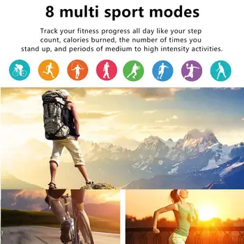 Sporto Smart Žiūrėti Lauko Fitness Tracker, Širdies ritmą, Kraujo Spaudimą, Stebėti Laikrodį už Xiaomi 