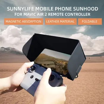 Sunnylife Mini2/Mavic Air2 nuotolinio valdymo mobiliojo telefono gaubtas sulankstomas anti-reflective odos šviesos barjerą