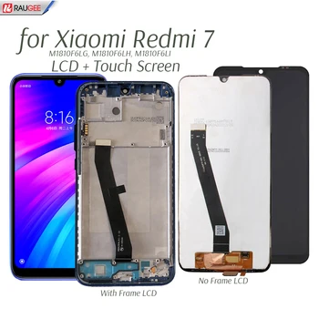 Rodyti Xiaomi Redmi 7 Telefono LCD Ekraną Išbandyti Ekranas + Touch Ekrano Pakeitimas LCD skaitmeninis keitiklis Dalys