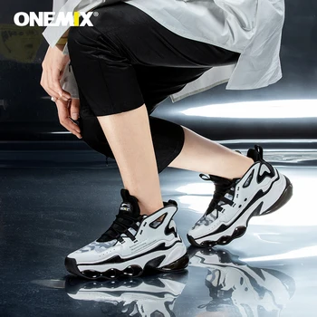 Onemix Bėgimo Bateliai Vyrams Aukštis Lncrease Aukštis-Didinti moterų platforma batai, prekės ženklo Lauko Sportbačiai Lncrease 7 CM