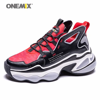 Onemix Bėgimo Bateliai Vyrams Aukštis Lncrease Aukštis-Didinti moterų platforma batai, prekės ženklo Lauko Sportbačiai Lncrease 7 CM