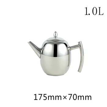 1L/1.5 L Pilvo Formos arbatinukas Rankinės Dizainas, Vandens Virdulys 304 Nerūdijančio Plieno, Arbata Virdulys Su Filtru Vandens Puodą