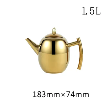 1L/1.5 L Pilvo Formos arbatinukas Rankinės Dizainas, Vandens Virdulys 304 Nerūdijančio Plieno, Arbata Virdulys Su Filtru Vandens Puodą