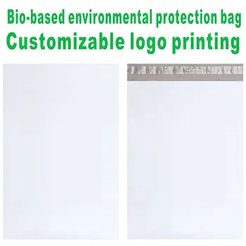 Individualizuotos atspausdinta kukurūzų krakmolo pagamintas biologiškai ekologinio draugiškas plastiko pašto kurjerių maišeliai su logo