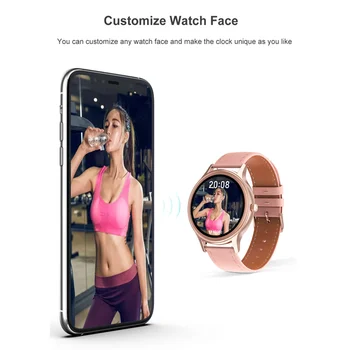 Smart Žiūrėti 2020 DT66 Smartwatch Atsparus Vandeniui IP67 WhatsApp Instagram Pranešimai Kraujo Pressue Oxgen Sveikatos Moterų Watche