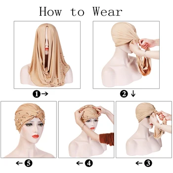 2020 Naujas musulmonų moterys aksomo turbaną hijab minkštas duobute turbaną kepurės moterų galvos skara apsiaustas turbante mujer indija afrikinio skrybėlę