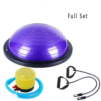 58cm Aukštos kokybės jogos kamuolys kūno balanso pusę kamuolys fitness ball naudotis gimnastikos kamuolys Sporto Fitball Įrodymas